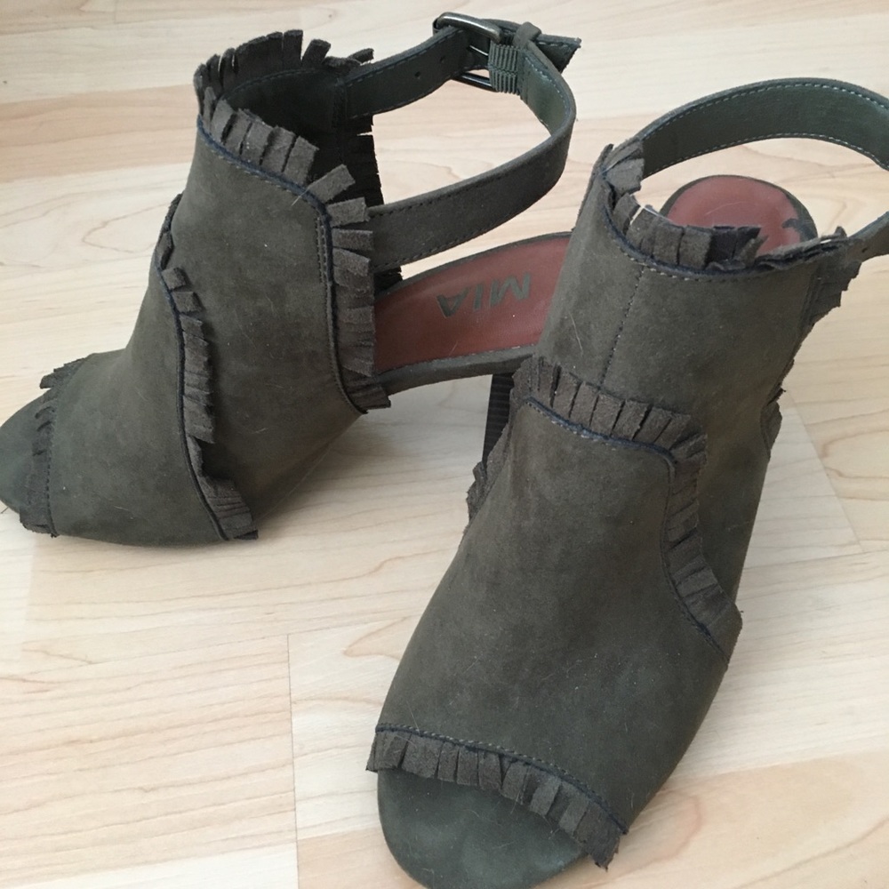 Green booties
